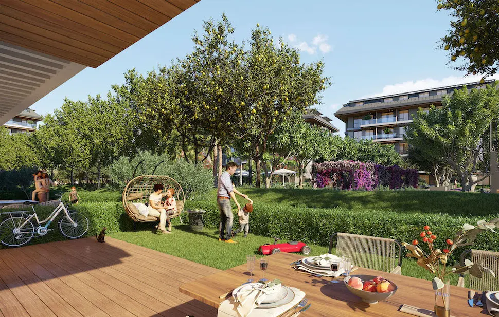 Garden area